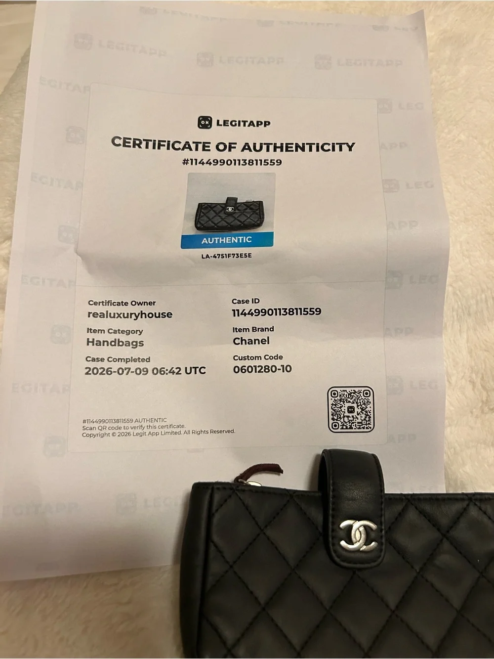 Chanel Wallet / Phone holder